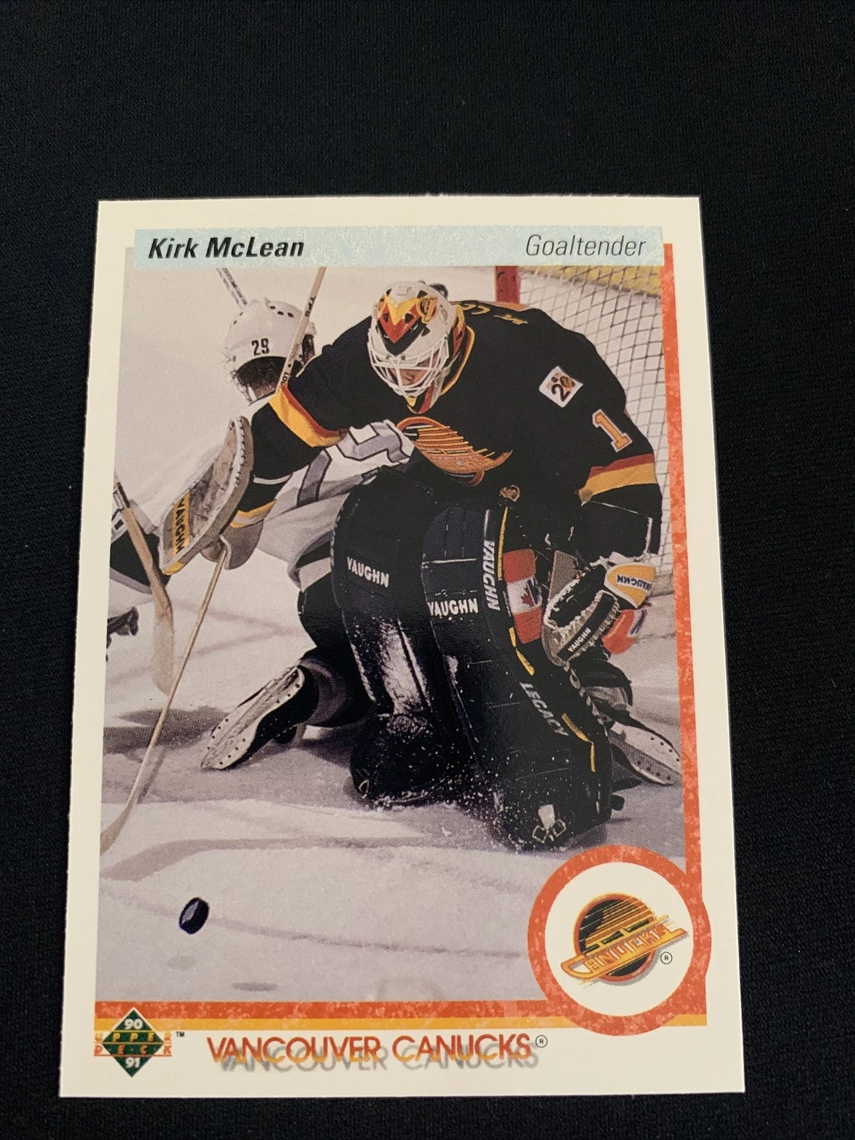 1990 Upper Deck Hockey Kirk McLean #278