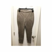 Chico  s NWT Neutral Pull On Slim Pants Size 1R / 8R Ankle Taupe Khaki Minimalis