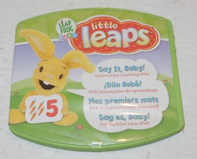 Leapfrog Baby little leaps Say it, Baby! Disc Game Rare Educational