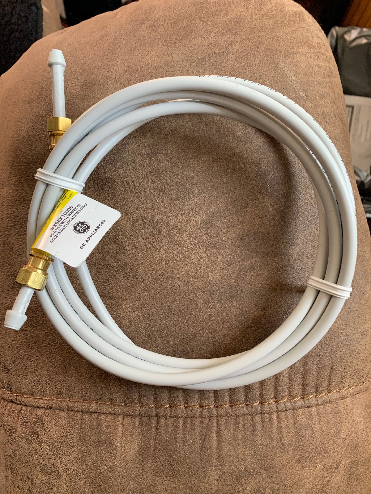 hooking up water line to ge refrigerator