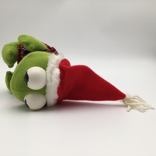 Vtg Muppet Babies Kermit Christmas Plush 1980s - Picture 5 of 7