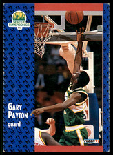 1991 Fleer Gary Payton #S-9 HOF Seattle Supersonics NBA Basketball Card