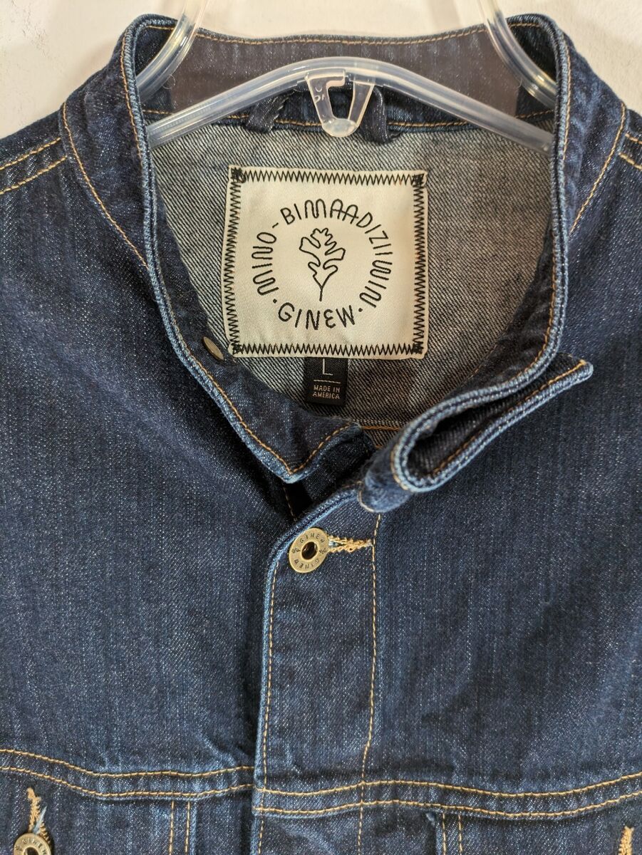 Ginew White Oak 12 OZ Blue Line Selvedge Denim Jacket Model Ginew White Oak 12 OZ Blue Line Selvedge Denim Jacket Model