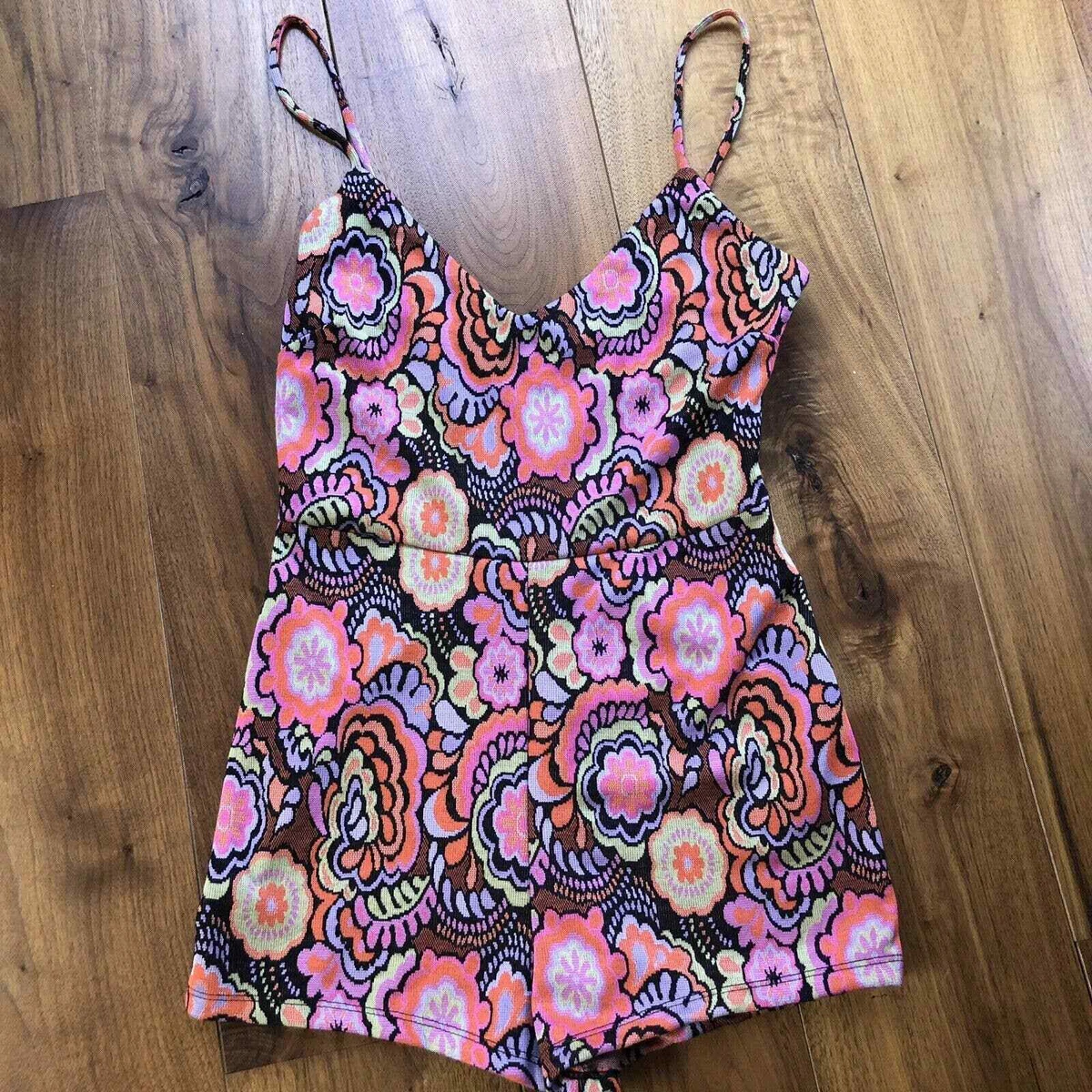 Zara floral best sale romper