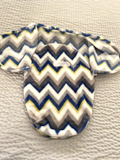 Blankets And Beyond Baby Swaddle Bag Blanket Newborn Velvety Soft Blues 