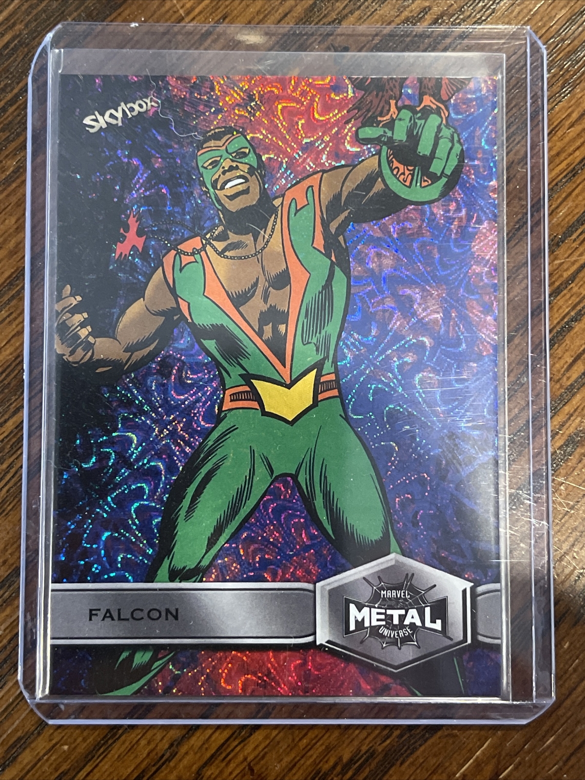 2021 Skybox Marvel Spider-Man Metal Universe Falcon Grandiose SP 126