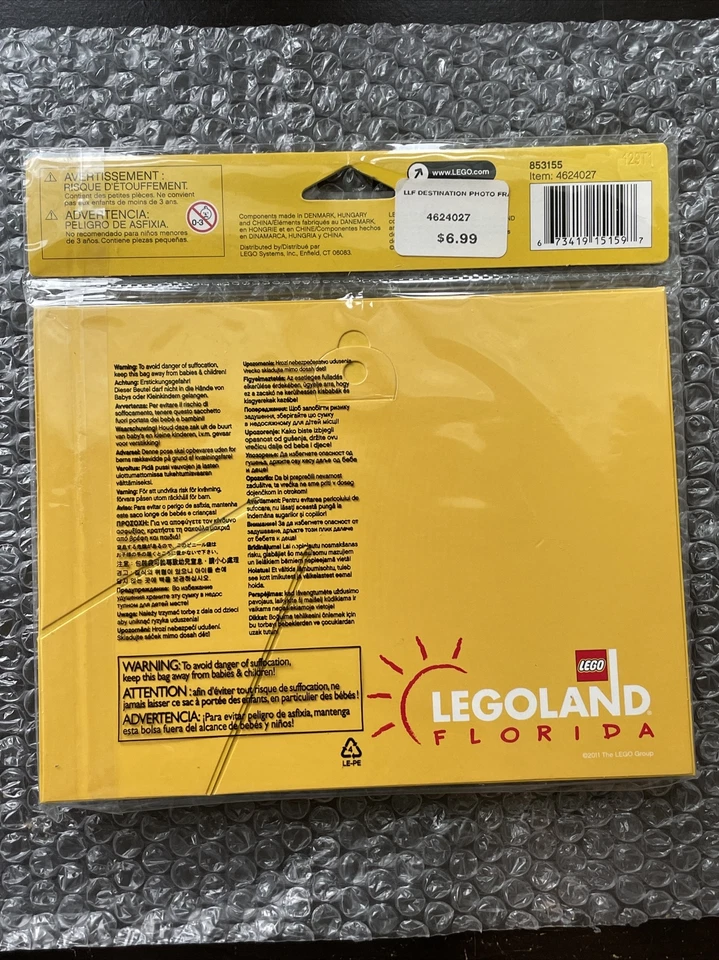 LEGO Photo Picture Frame 6x4 LEGOLAND FLORIDA 4624027 NEW Theme Park Minifigure - Image 2 of 3