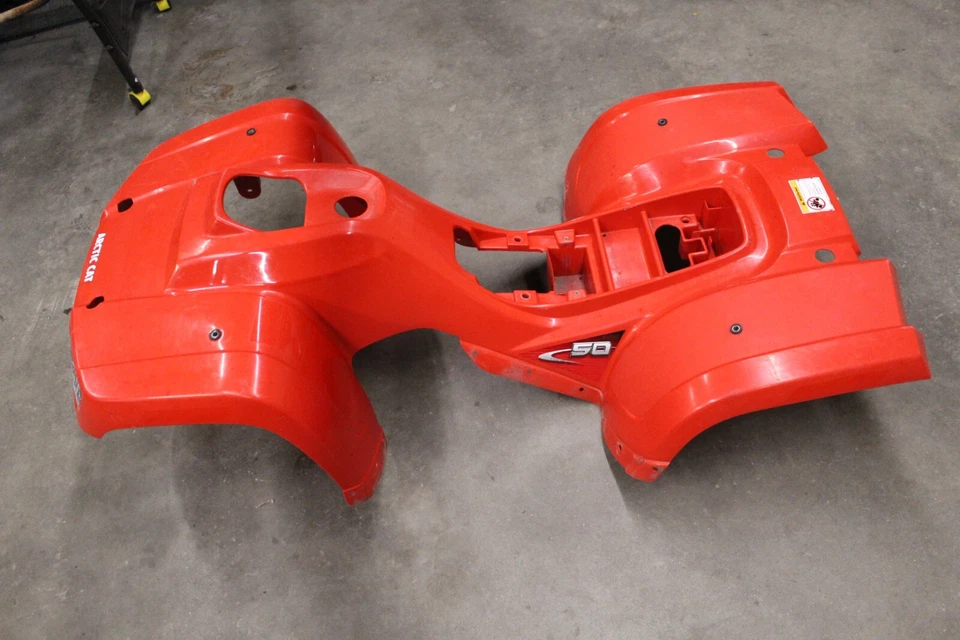 Arctic Cat 2006 50 CC plástico completo plástico rojo 4 tiempos KFX50 06 Foto 2 de 4