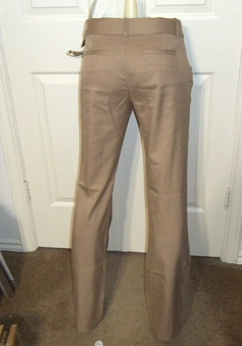 NEW Gianni Bini Dress Pants trousers Emma camel beige boot cut low rise 6 - Picture 3 of 6