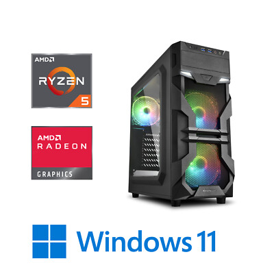 Gaming System Ryzen 5 8600G 5.0GHz bis zu 32GB RAM u. 4TB SSD Radeon 760M WIN11