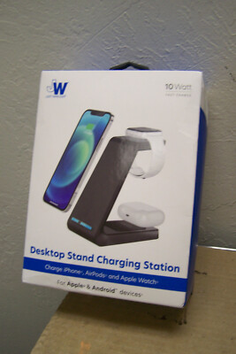 Just Wireless JW Desktop Stand Charging Station for iPhone AirPods & Apple Watch