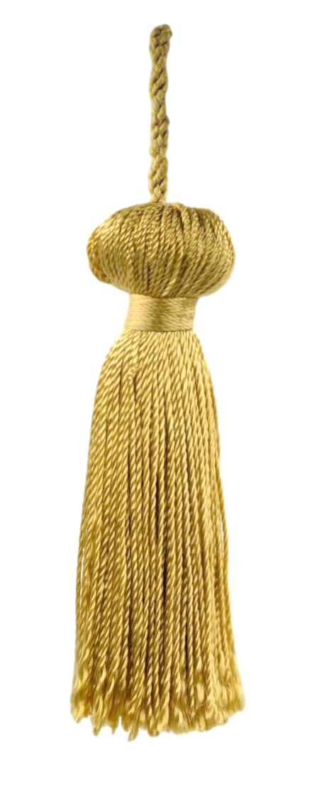 DÉCOPRO 3"" Bell Tassel, Style# BT3, Color# C4 - Antique Gold [Sold Individually]