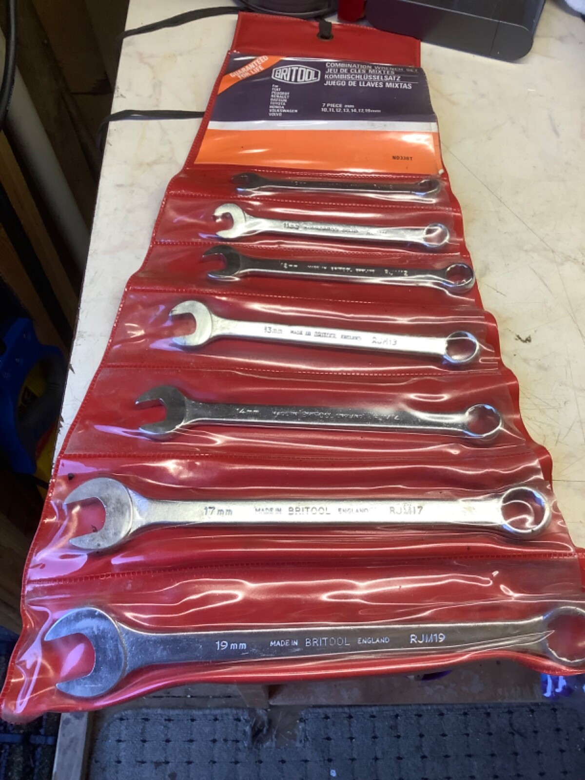 Britool combination spanner set . eBay