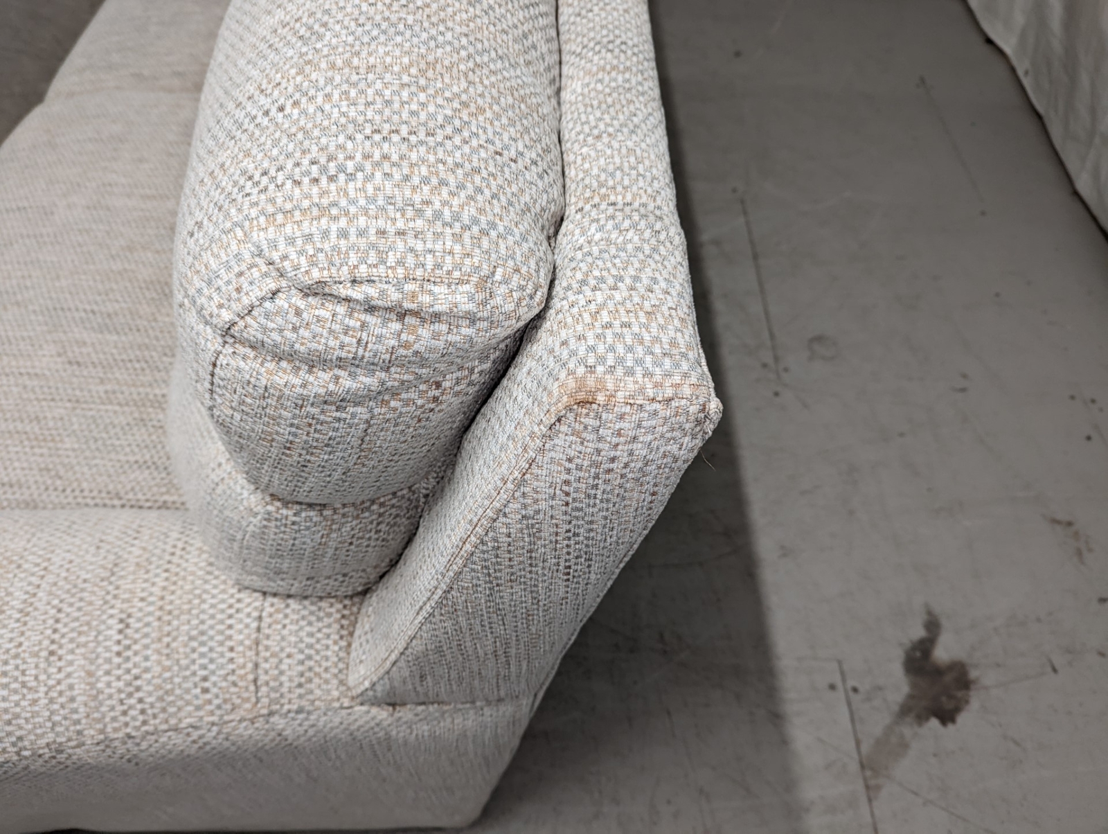 LaZBoy Pittsburgh Lucky Skye/Camille Grey 3 Seater Static Sofa RRP £