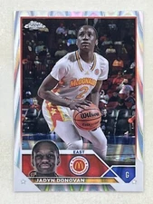Jadyn Donovan 2023 Topps Chrome McDonald's All American RayWave Refractor #28