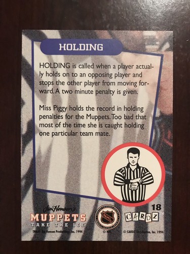 1994 Muppets Take the Ice #18 - Holding - Picture 2 of 2