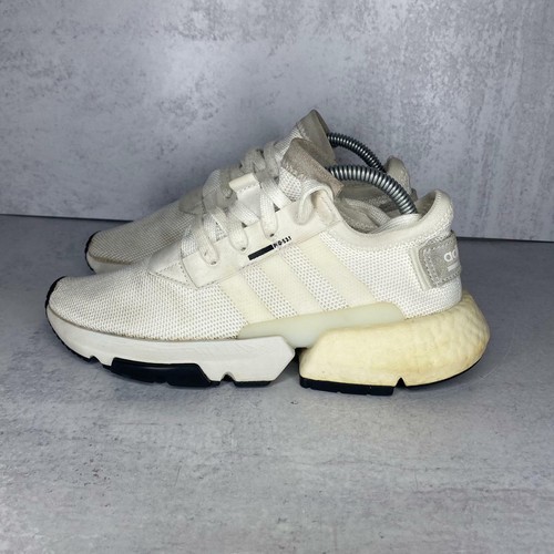 Adidas Pod S3 1 Big Kids Boy S Sz 4 Cloud White Running Training Shoes Ebay