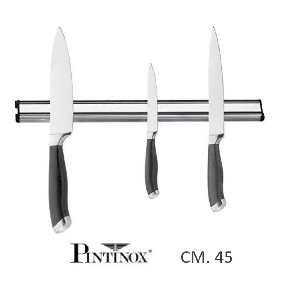 BARRA MAGNETICA COLTELLI PORTA APPENDI MAGNETIC CM.45 PROFESSIONALE PINTINOX