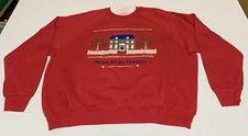 Vintage Cottagecore Sweatshirt Down Home Country Lee Mid weight Women’s 3X 1992
