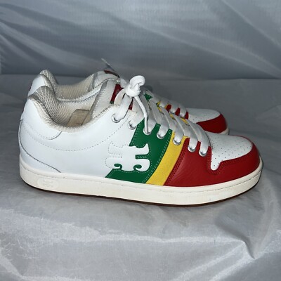 (Sample) IPath Centennial Rasta Skateboarding Shoes Size 9 Mens Y2K Rasta
