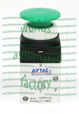 AIRTAC Push Button Mechanical Valves CM3PM-08 / CM3PM08