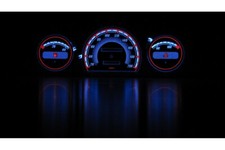 Opel Corsa B - without RPM dial glow gauge plasma dials tachoscheibe glow shift 