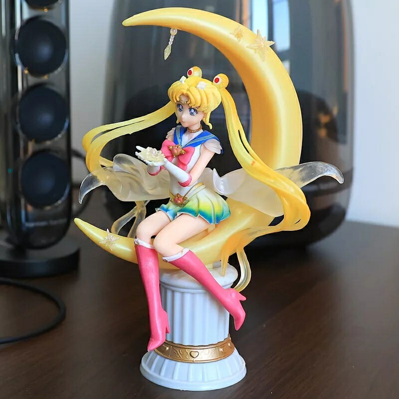 Statuette Sailor Moon de 20 cm en PVC de collection premium