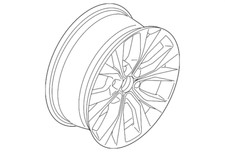 Genuine Ford 20 X 8.5 Factory Rim Wheel Alloy Fl3z-1007-g Genuine Ford 20 X 8.5 Factory Rim Wheel Alloy Fl3z-1007-g
