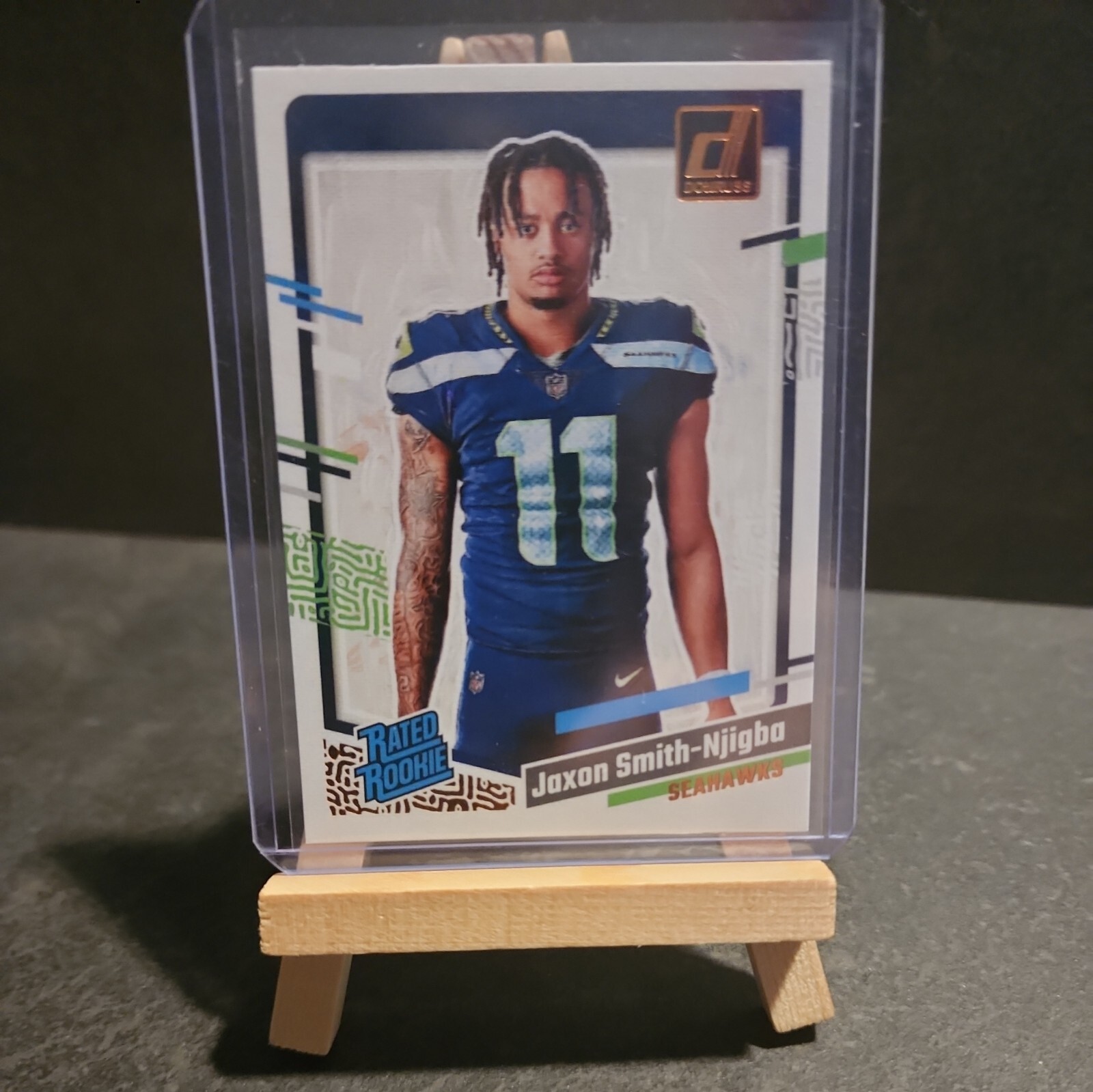 2023 Donruss Football JAXON SMITH-NJIGBA #7 RC Canvas Rated Rookie - Seahawks