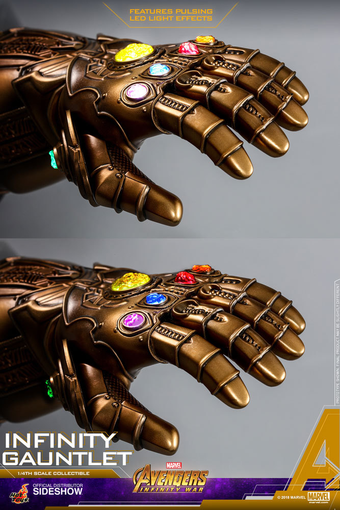 1/4 Avengers Infinity War Infinity Gauntlet Hot Toys 903359