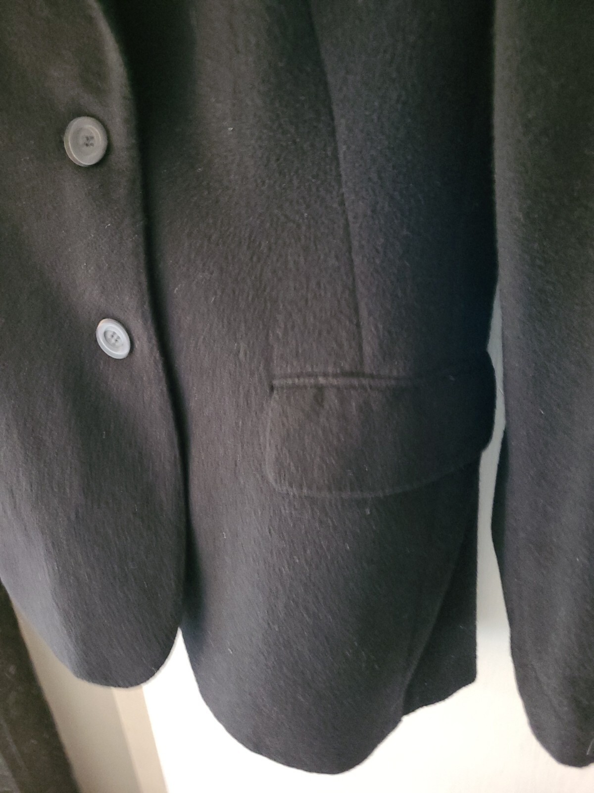 Blazer Aquascutum Noir à Carreaux - Taille UK 6 (IT 38) - Laine - Neuf Sans Étiquettes