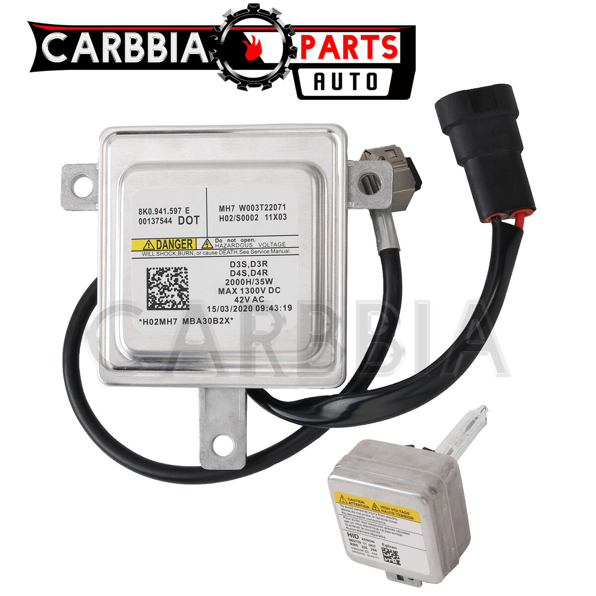8K0941597B 8K0.941.597.B Xenon Ballast HID Control Unit for VW AUDI SKODA 8K0941597B 8K0.941.597.B Xenon Ballast HID Control Unit for VW AUDI SKODA