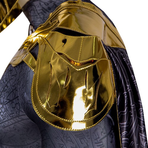 Black Adam Doctor Fate Cosplay Bodysuit Cloak Costume Outfits Men Halloween Suit - Picture 11 of 21