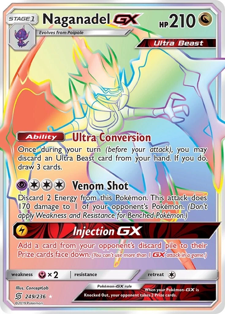 Naganadel GX Pokémon TCG Cards for sale | eBay