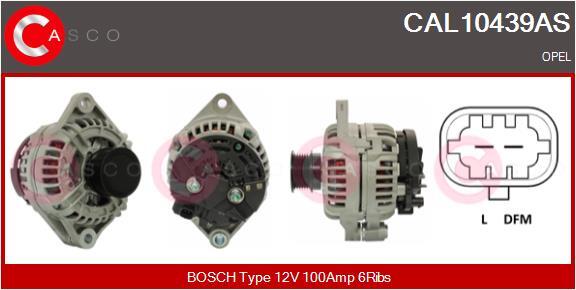 Casco Lichtmaschine Generator 100A 12V FüR Opel Zafira B 1.9 Cdti CAL10439AS-image