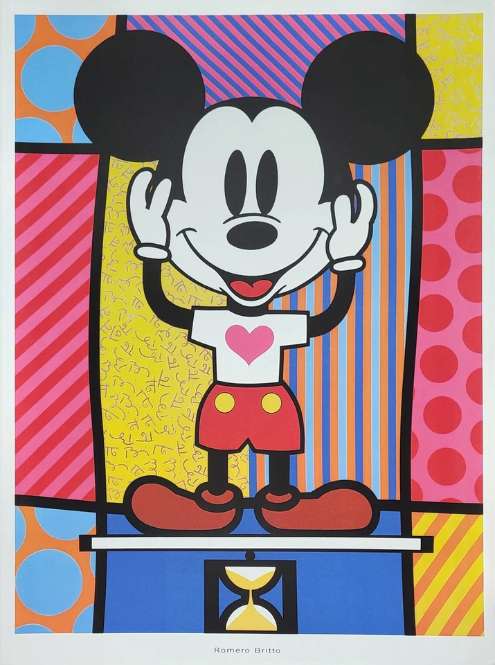 Micky Mouse "Romero Britto" - Limited Edition - Bild 2 von 4