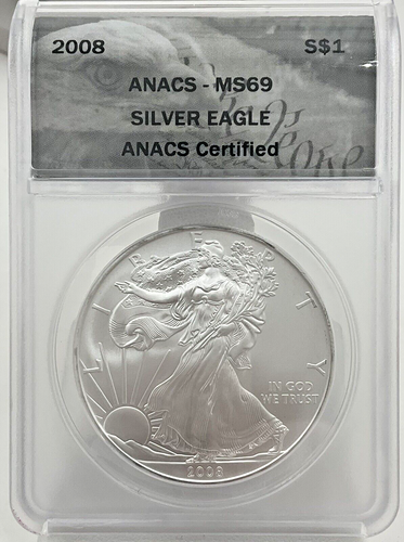 2008 Silver American Eagle MS. 69 ANACS