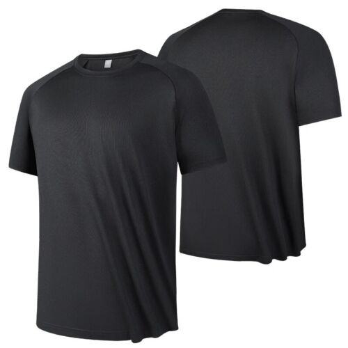 Men's Breathable Quick-Dry Running T-Shirt – Lightweight Gym & Fitness Top - Picture 2 of 6