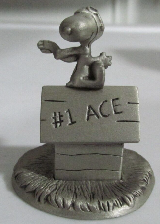 スカイライン　スヌーピー Snoopy Peanuts 2000 Gallery Flying Ace Flying High Pewter 2E/5743