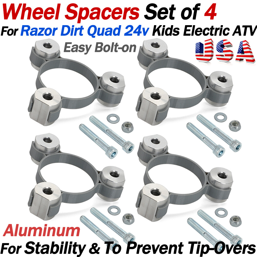 For Razor Dirt Quad 24v /36v Electric ATV Wheel Spacer Kit W