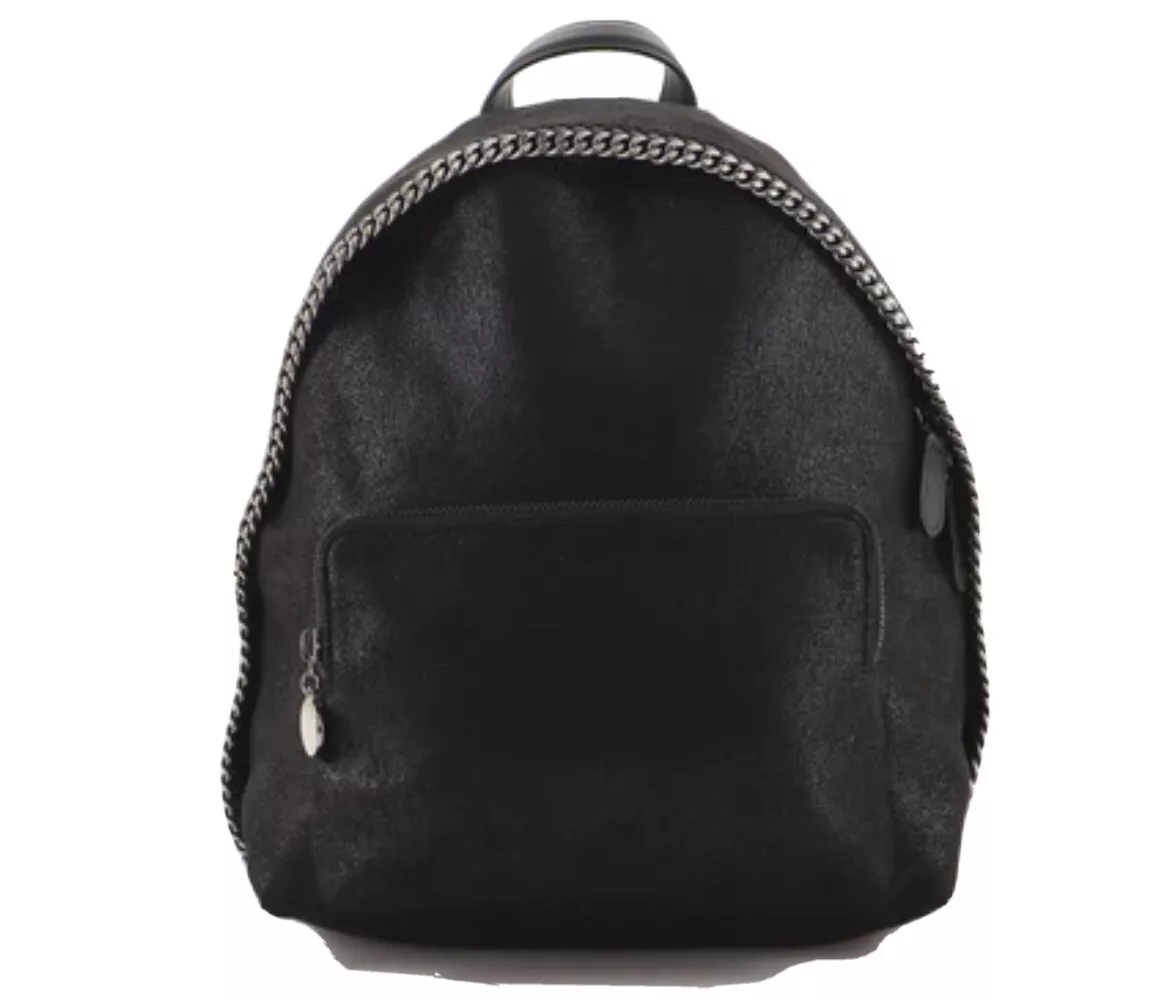 Stella McCartney Falabella Front Zip Backpack Shaggy Deer Mini