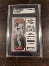 Bubba Chandler 2023 Contenders Optic #25 Error Wrong Back Junior Caminero SGC