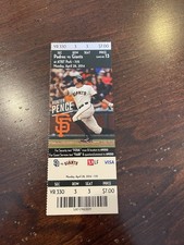 April 28, 2014 Padres at Giants Ticket — Rene Rivera (SD) HR/ 5 RBI