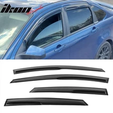 Fits 08-11 Ford Focus Mugen Style Acrylic Window Visors 4Pc Set
