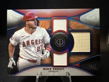 2025 Topps Tribute Mike Trout Game Used Triple Relic /150 LAA TTR-MT Angels