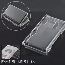 Clear Crystal Hard Shell Case Cover for Nintendo DSL NDS Lite NDSL Console