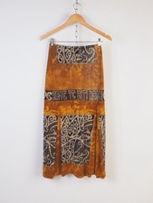 Jean Paul Gaultier Maille Classique Printed Mesh Midi Skirt