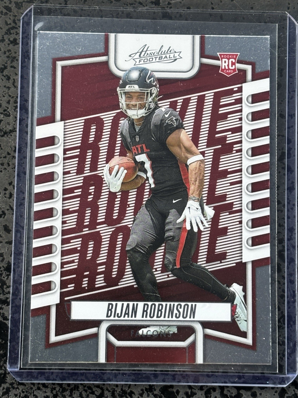 2023 Absolute Retail Bijan Robinson #106 Atlanta Falcons Rookie Football Card