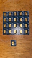 1g Gold Bar, PAMP Suisse 4043.45 per troy oz