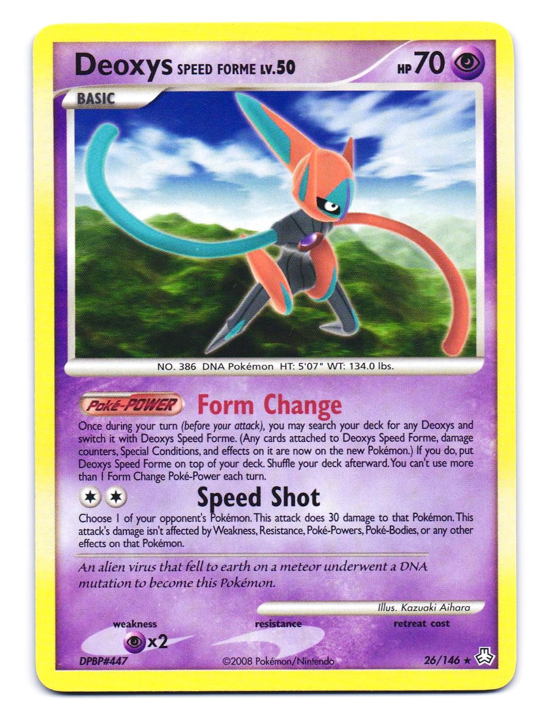 Deoxys Speed Forme 26/146 Rare Legends Awakened LP